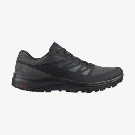 Salomon OUTLINE WIDE GORE-TEX Mens Hiking Shoes Black | Salomon South Africa